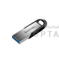 Флешка USB3.0  64GB  SanDisk  Ultra Flair  корпус металл/чёрный