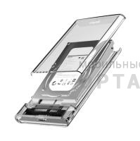 Внешний корпус Netac WH11 для HDD/SSD, 2.5", пластик прозрачный (USB 3.0 / Type A /Type B) Внешний корпус Netac WH11 для HDD/SSD, 2.5", пластик прозрачный (USB 3.0 / Type A /Type B)