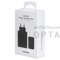 Orig Samsung, сетевое зарядное устройство 65W 2С/USB Adapter, черный