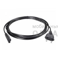 Кабель для аудио-видео техники IEC-320-C7, 2-pin 3m ,черный, медь,Telecom <TE023-CU0.5-3M> (1/100)