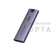 Внешний корпус Netac WH51 для M.2 SATA SSD, алюминий серый (док-станция USB Type C со встроенным боксом)
