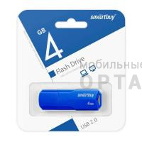 Флешка USB 4 Гб Smartbuy  Clue  синий Флешка USB 4 Гб Smartbuy  Clue  синий