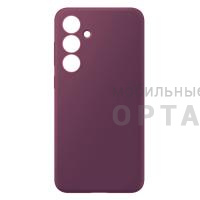 Чехол силикон COVER, бархатная подкладка в упаковке, Tecno Spark G01, фиолетовый