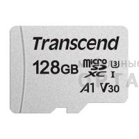 Карта памяти 128 Гб MicroSD Transcend 300S UHS-I U1 без адаптера