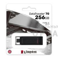 USB 3.0  256GB  Kingston  DataTraveler 70  (Type C)  чёрный USB 3.0  256GB  Kingston  DataTraveler 70  (Type C)  чёрный