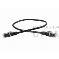 Патчкорд литой iOpen  UTP кат.5е 0,5м черный <ANP511_0.5M_BK>