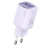 СЗУ блок питания Usams US-CC251 GaN, HC Series, 30W, PD3.0, фиолетовый