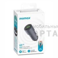 АЗУ блок питания MOMAX 38W dual-port car charger (UC15) Grey АЗУ блок питания MOMAX 38W dual-port car charger (UC15) Grey