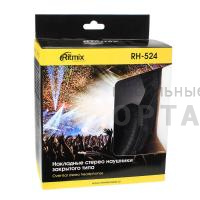 Наушники проводные RITMIX RH-524. Полноразмерные, закрытого типа