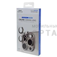 Защитное стекло на камеру KEEPHONE CALVIN, iPhone 16 Pro Max (6.9), Titanium Защитное стекло на камеру KEEPHONE CALVIN, iPhone 16 Pro Max (6.9), Titanium